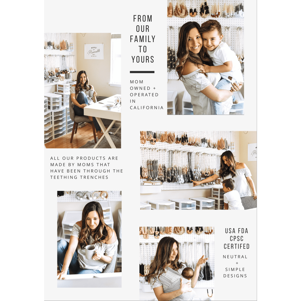 Chewable Charm Babies & Kids Organic Cloud Macrame Teether