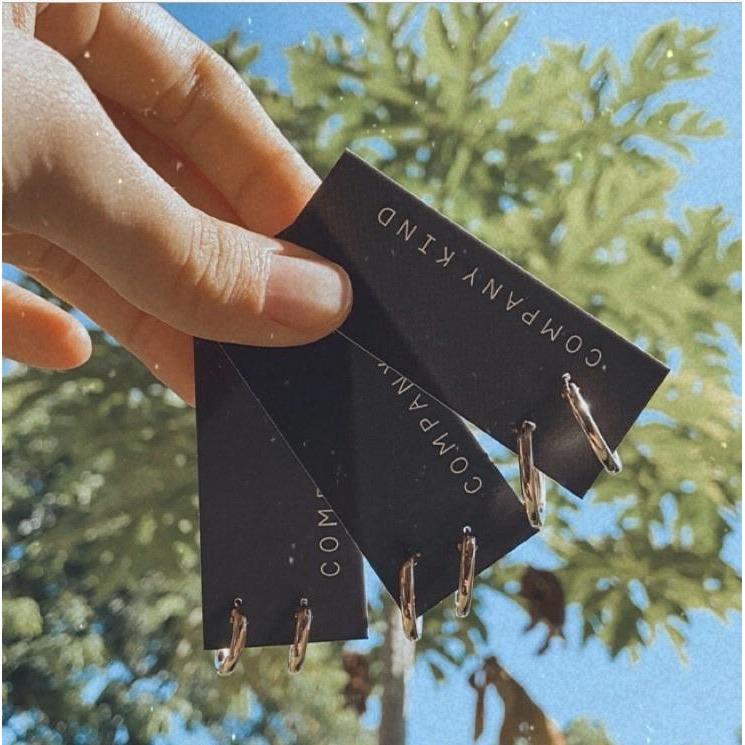 Company Kind Earrings Everyday 14kt Gold Hoops