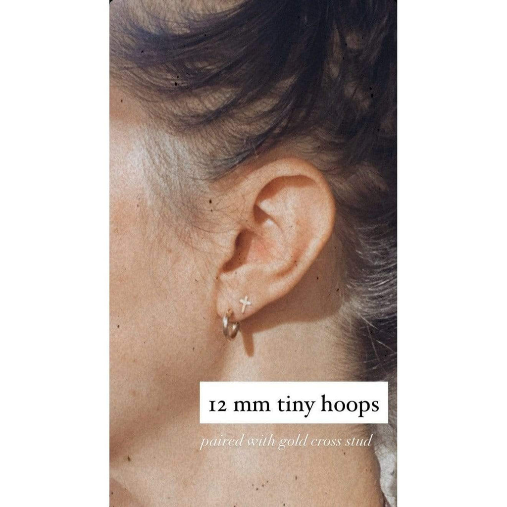 Company Kind Earrings Everyday 14kt Gold Hoops