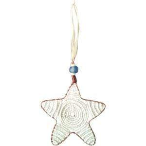 Global Mamas Ornament Fair Trade Recycled Glass Star Ornament