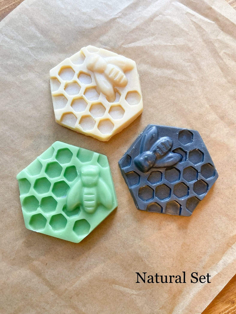 Harrison's Imagination Wax Natural Set (3 colors) All Natural, Dye and Paraffin Free, Waldorf Inspired Beeswax Modeling Wax by Harrison's Imagination Wax