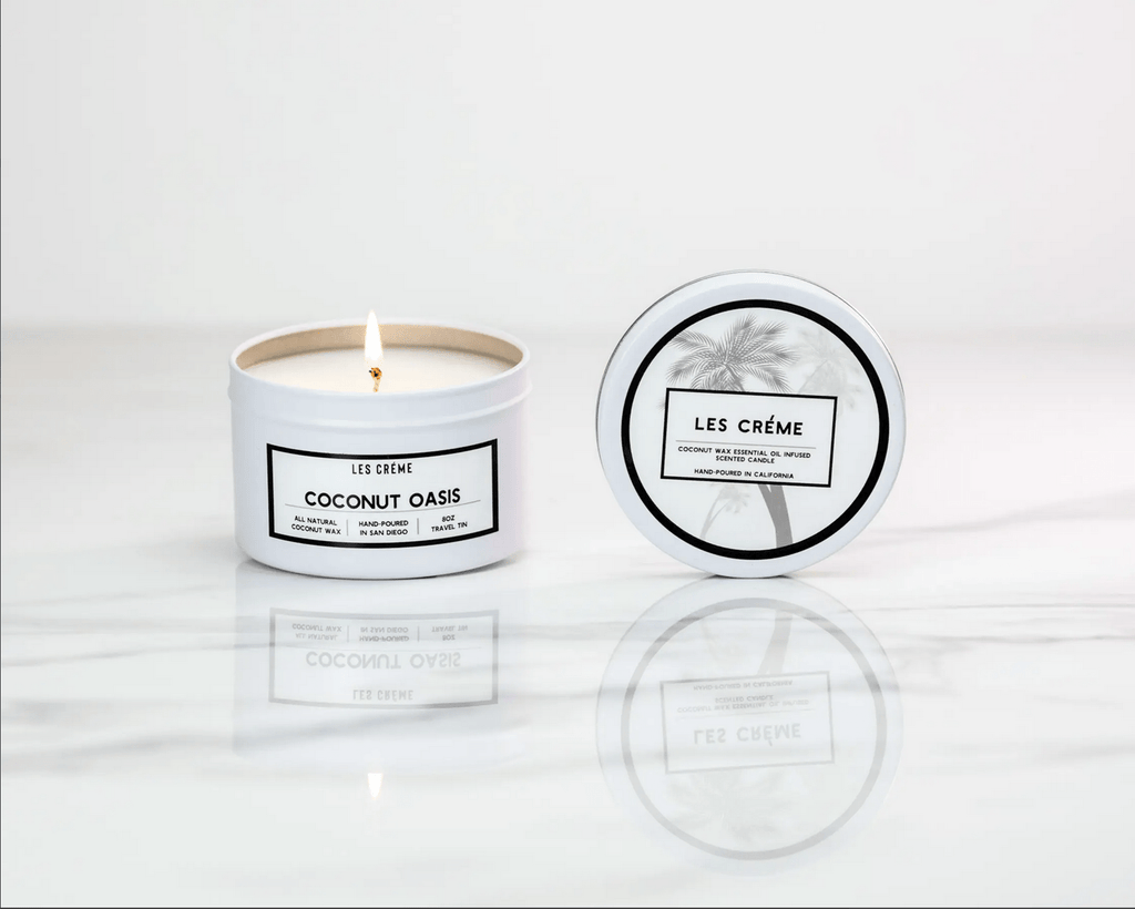 Les Creme Candle Coconut Oasis