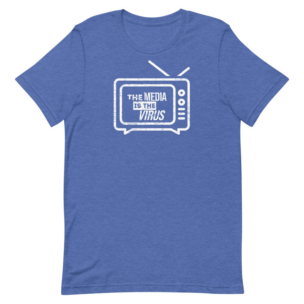 Naupaka Heather True Royal / S The Media is the Virus TV Short-Sleeve Unisex T-Shirt 4954316_8530