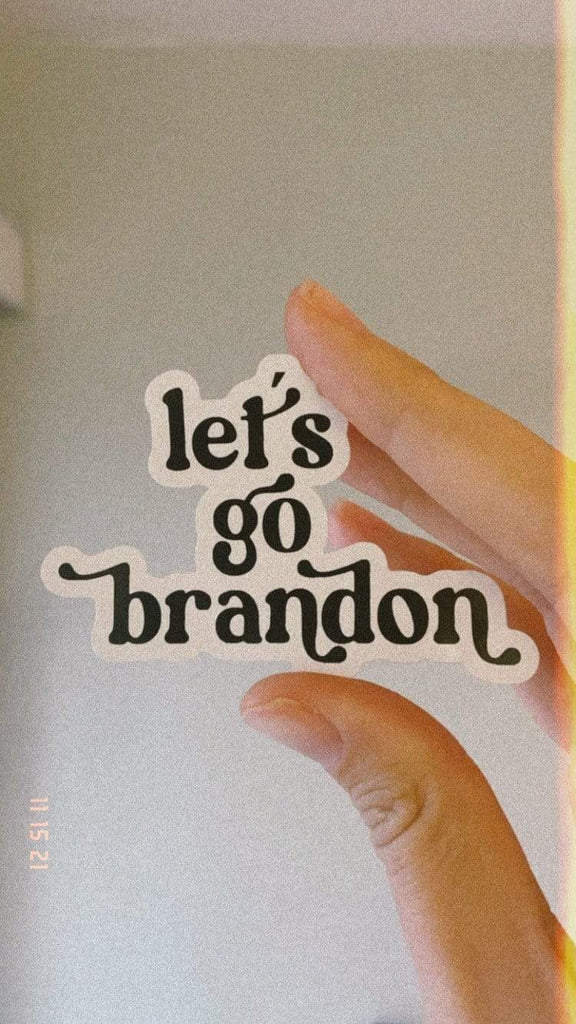Naupaka Let’s go brandon sticker
