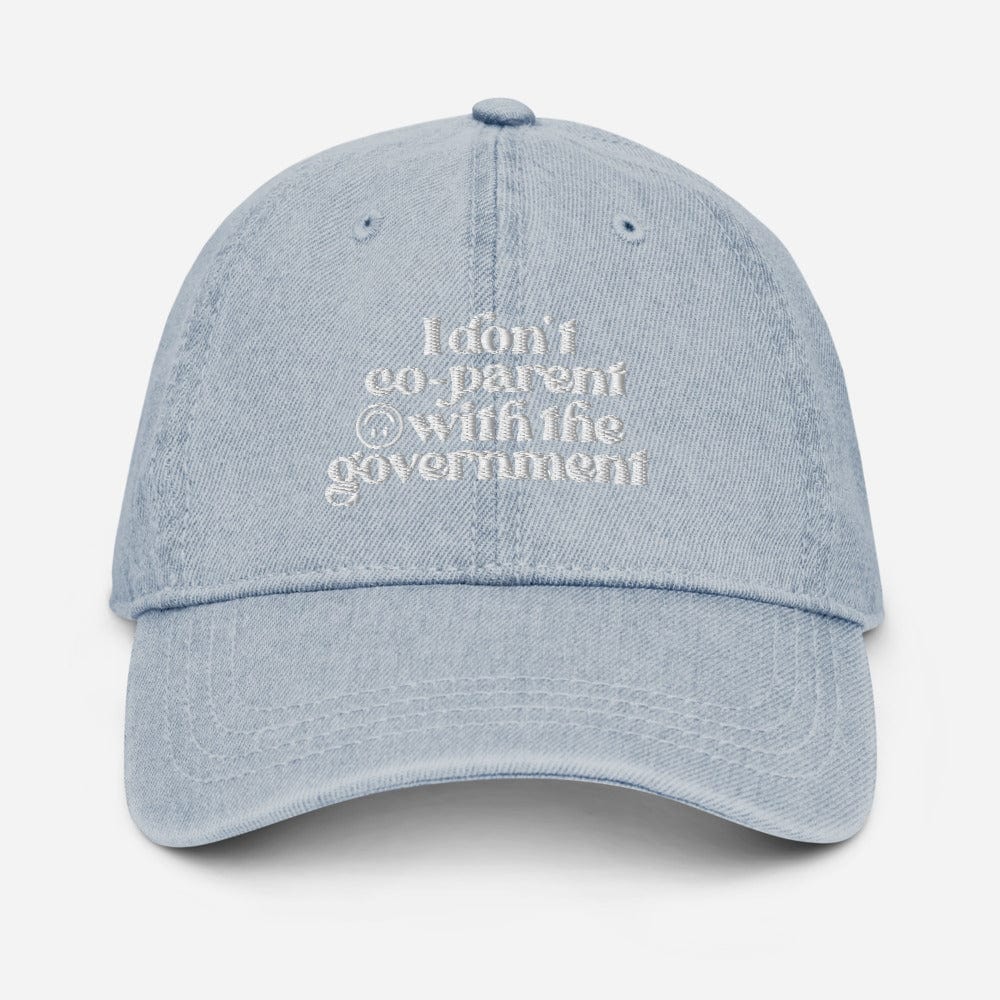 Naupaka Light Blue I Don't Co-Parent with the Government Denim Hat 1168155_11985