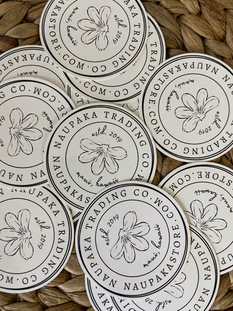 Naupaka Naupaka logo sticker