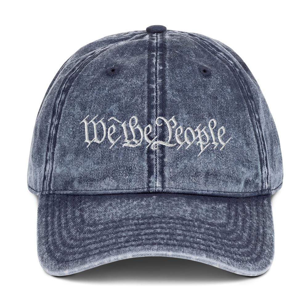 Naupaka Navy We the People Embroidered Vintage Wash Baseball Cap 1362463_9792