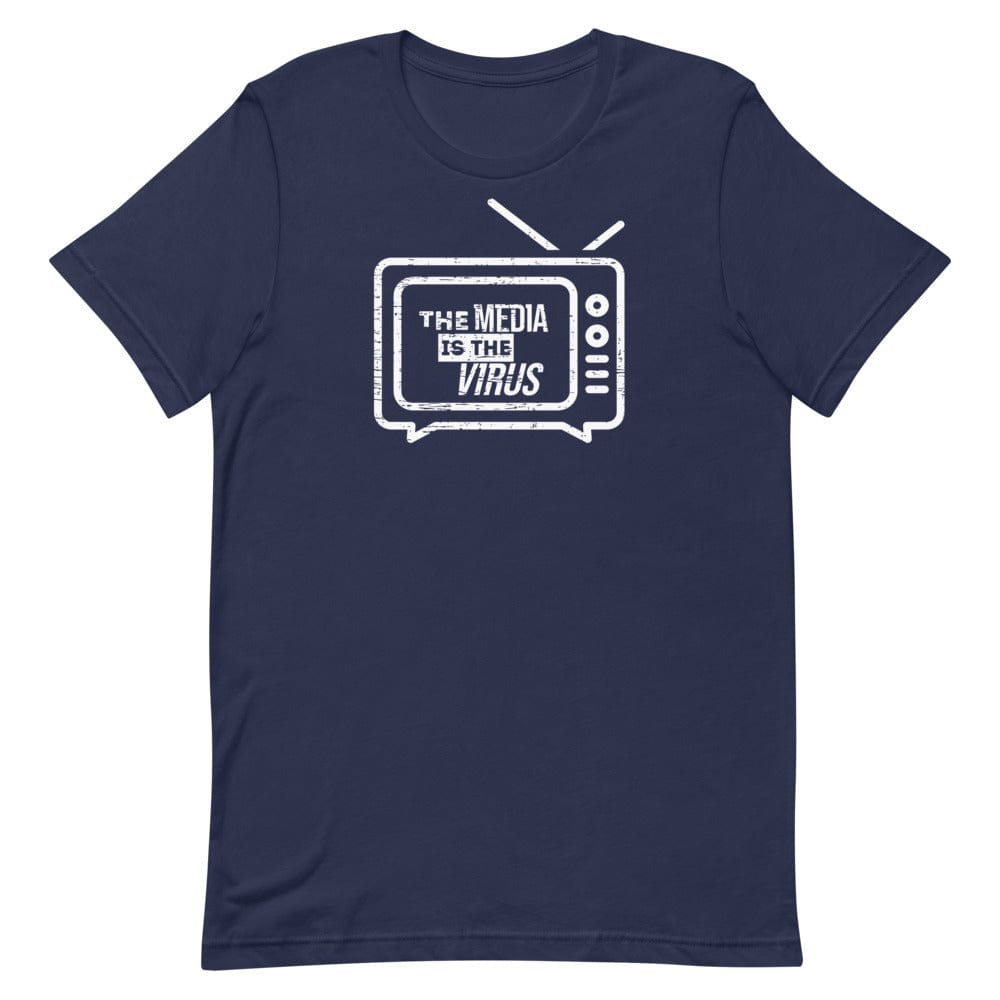 Naupaka Navy / XS The Media is the Virus TV Short-Sleeve Unisex T-Shirt 4954316_9546