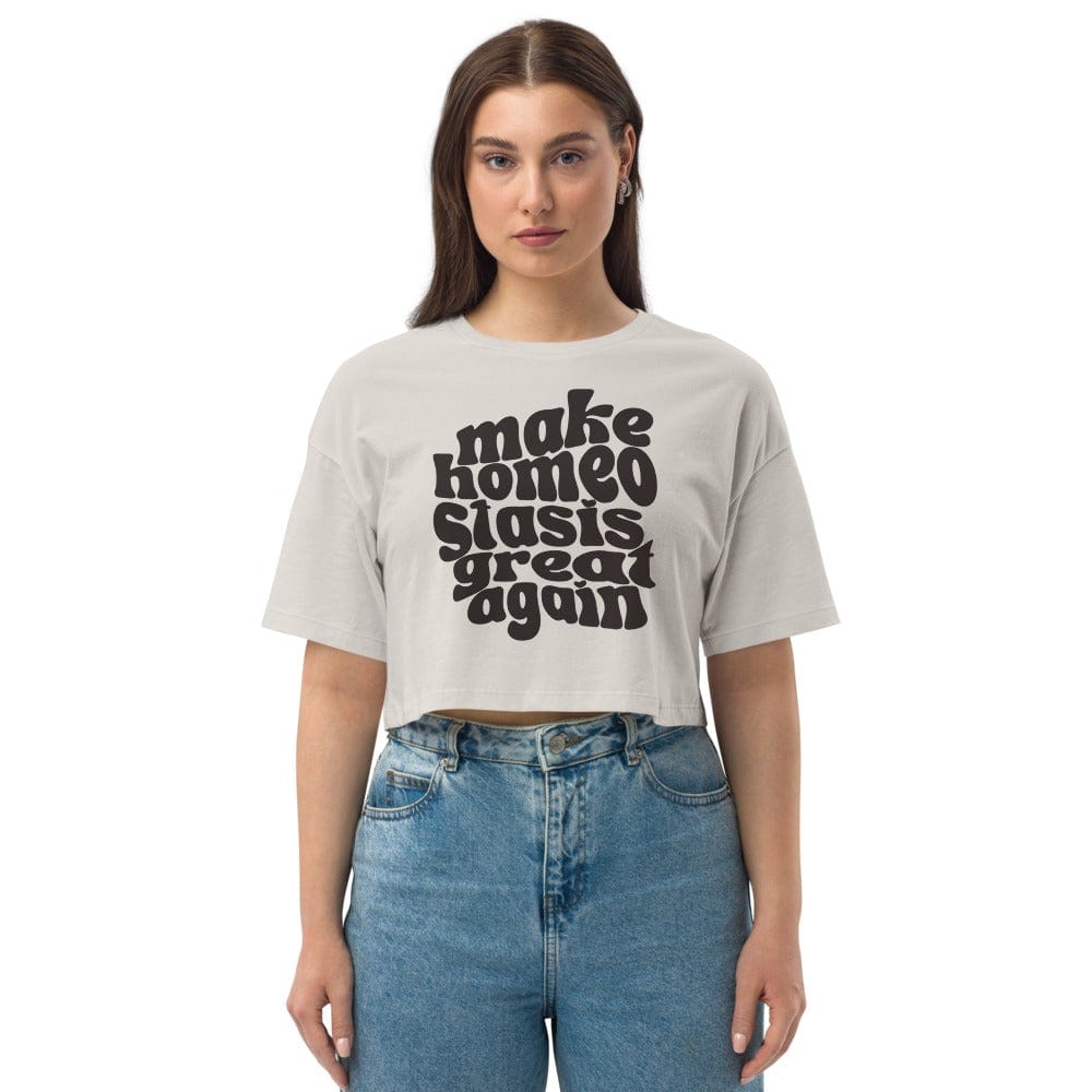 Naupaka S Make Homeostasis Greast Again Loose Drop Shoulder Crop Top 5204520_12663