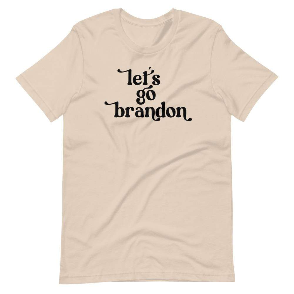 Naupaka Soft Cream / S Let's Go Brandon Short-Sleeve Unisex T-Shirt 8615700_4151