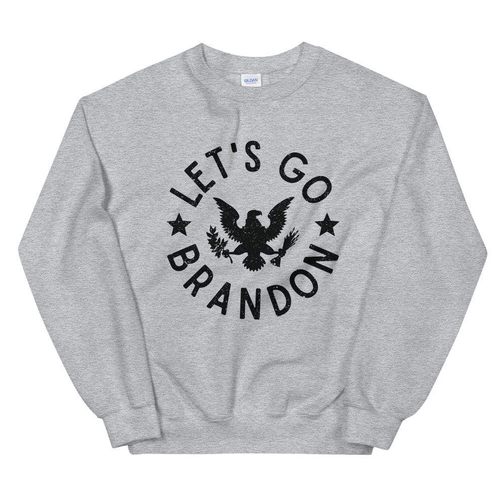 Naupaka Sport Grey / S Let's Go Brandon Presidential Seal Unisex Sweatshirt 5354735_5514