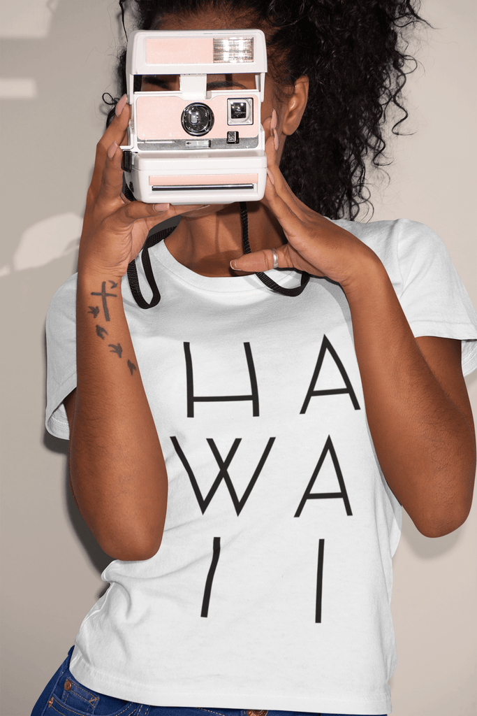 Naupaka Tees Fair Trade Hawaii T Shirt Simple Minimal Hawaii T Shirt