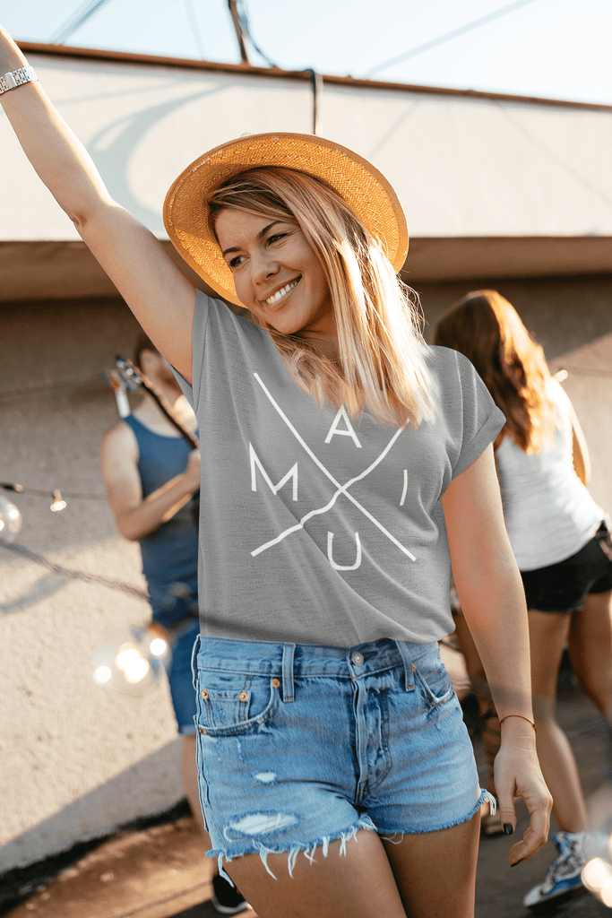 Naupaka Tees The Original Maui X Shirt (Recycles 5 Waterbottles)