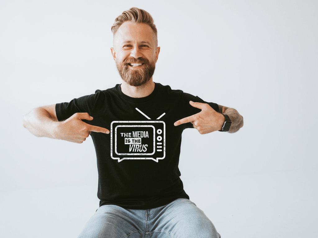 Naupaka The Media is the Virus TV Short-Sleeve Unisex T-Shirt