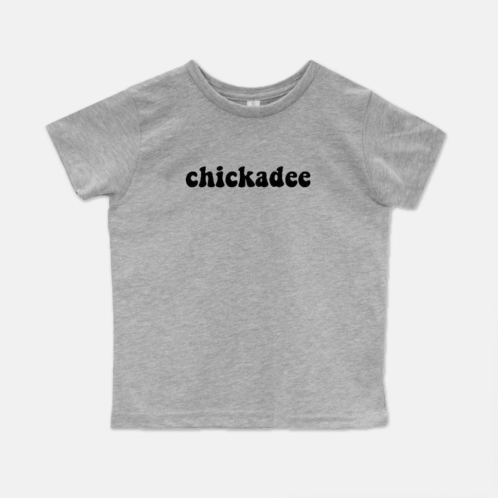 Naupaka Trading Co. Baby Clothing 2T / Heather Gray Chickadee Toddler T Shirt (2T-4T) PMC13-GY-2T.179563 Chickadee Toddler T Shirt (2T-4T)