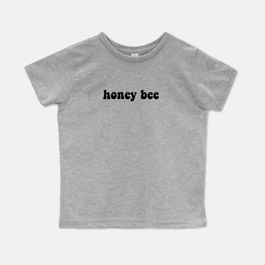 Naupaka Trading Co. Baby Clothing 2T / Heather Gray Honey Bee Toddler Tee PMC13-GY-2T.142590 Honey Bee Toddler Tee