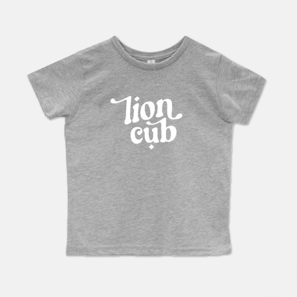 Naupaka Trading Co. Baby Clothing 2T / Heather Gray Naupaka Toddler Lion Cub Tee PMC13-GY-2T.139211 Naupaka Toddler Lion Cub Tee