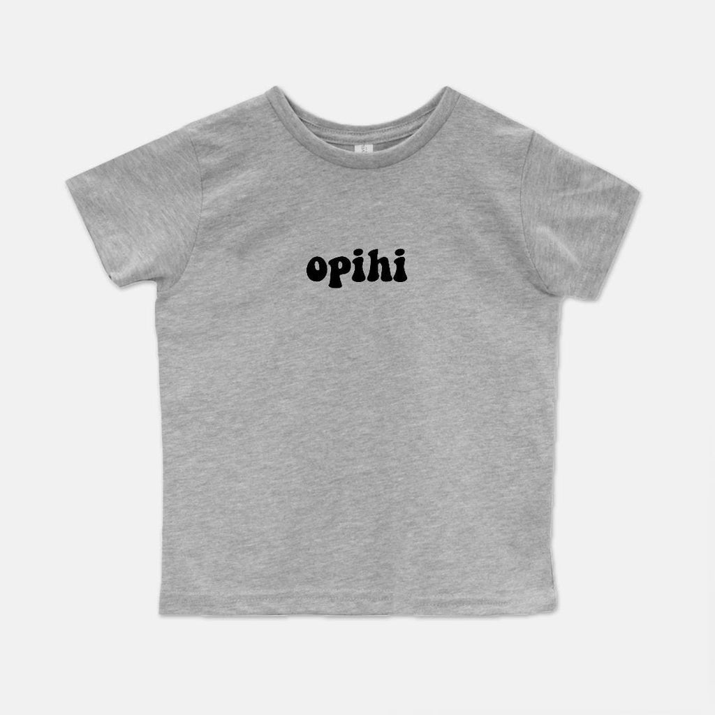 Naupaka Trading Co. Baby Clothing 2T / Heather Gray Opihi Toddler Nickname Tee Shirt (2T-4T) PMC13-GY-2T.179556 Opihi Toddler Nickname Tee Shirt (2T-4T)