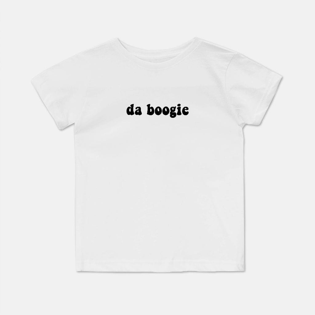 Naupaka Trading Co. Baby Clothing 2T / White Da Boogie Toddler Cotton Crew Tee (2T-4T) PMC13-WT-2T.179593 Da Boogie Toddler Cotton Crew Tee (2T-4T)