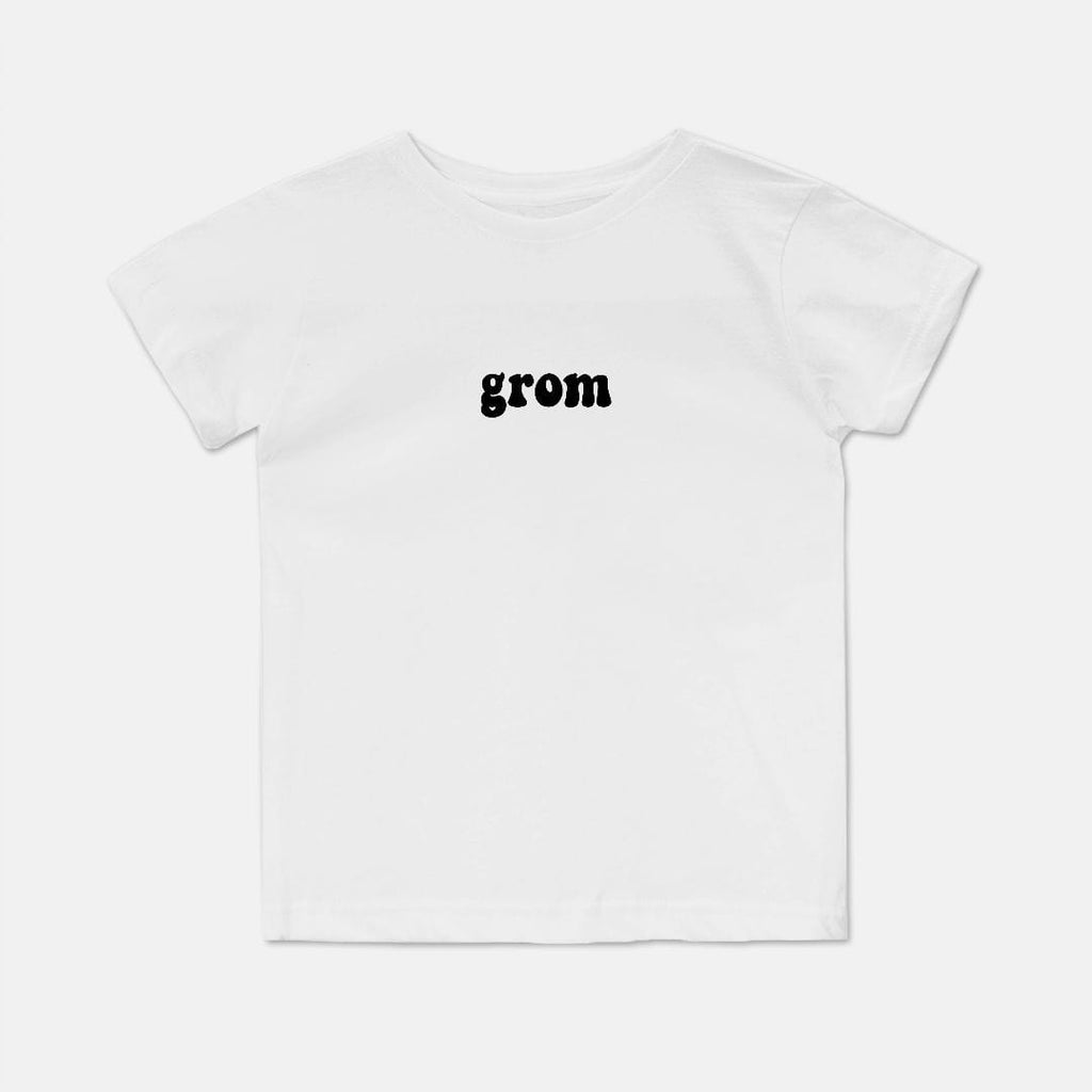 Naupaka Trading Co. Baby Clothing 2T / White Grom Toddler Cotton Crew T Shirt (2T-4T) PMC13-WT-2T.179645 Grom Toddler Cotton Crew T Shirt (2T-4T)