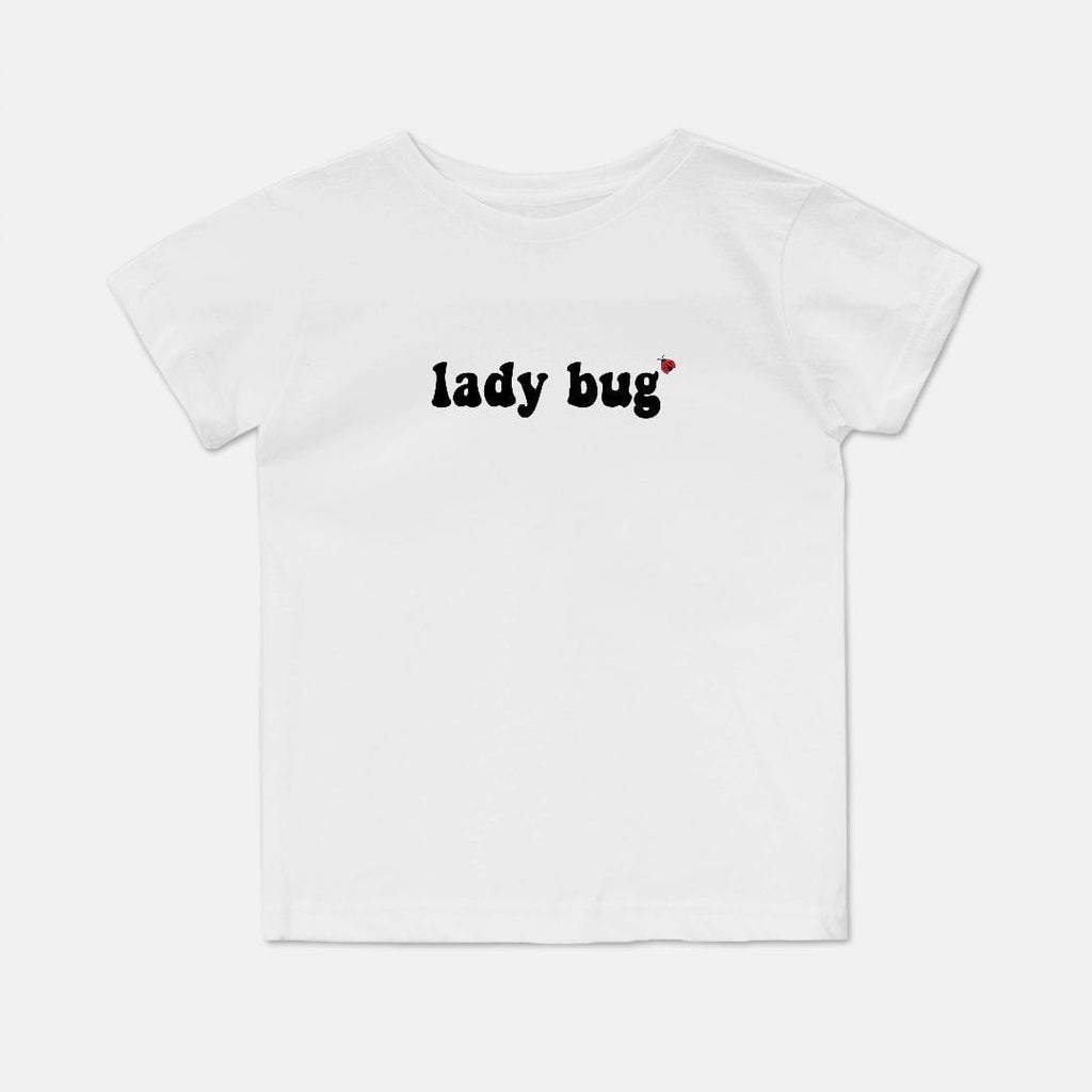 Naupaka Trading Co. Baby Clothing 2T / White Lady bug Toddler Tee (2T-4T) PMC13-WT-2T.179579 Lady bug Toddler Tee (2T-4T)