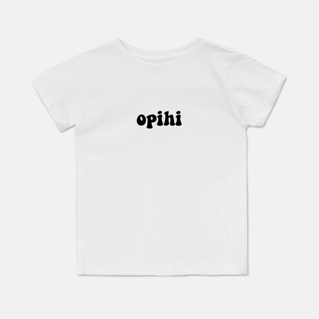 Naupaka Trading Co. Baby Clothing 2T / White Opihi Toddler Nickname Tee Shirt (2T-4T) PMC13-WT-2T.179555 Opihi Toddler Nickname Tee Shirt (2T-4T)