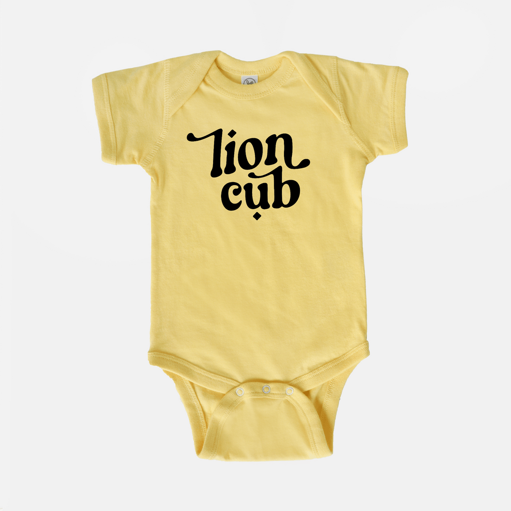 Naupaka Trading Co. Baby Clothing 6 mo. / Butter Naupaka Lion Cub Baby One Piece PMC10-BUTR-6mo.139171 Naupaka Lion Cub Baby One Piece