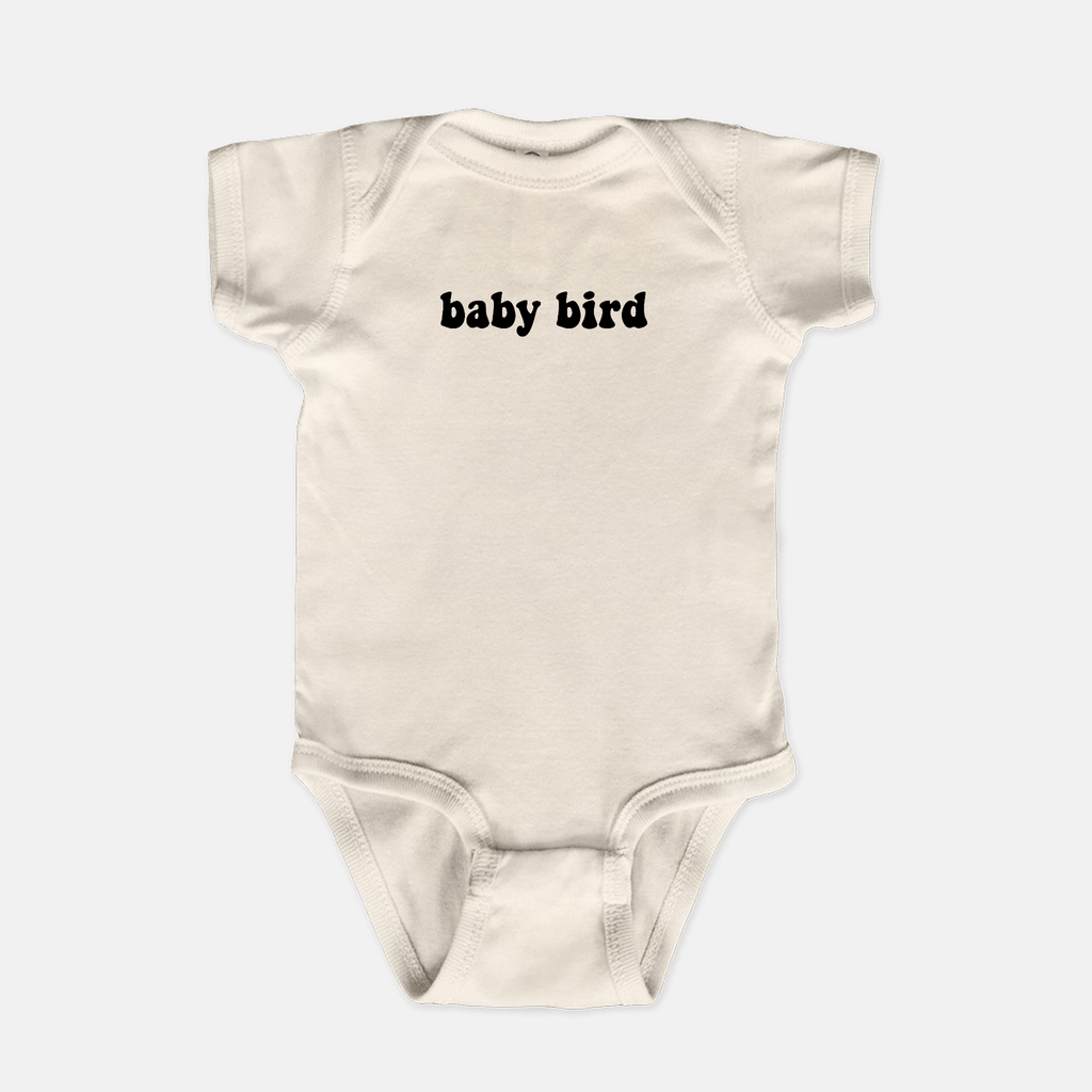 Naupaka Trading Co. Baby Clothing 6 mo. / Natural Baby Bird Nickname Baby One Piece Suit PMC10-NAT-6mo.142649 Baby Bird Nickname Baby One Piece Suit