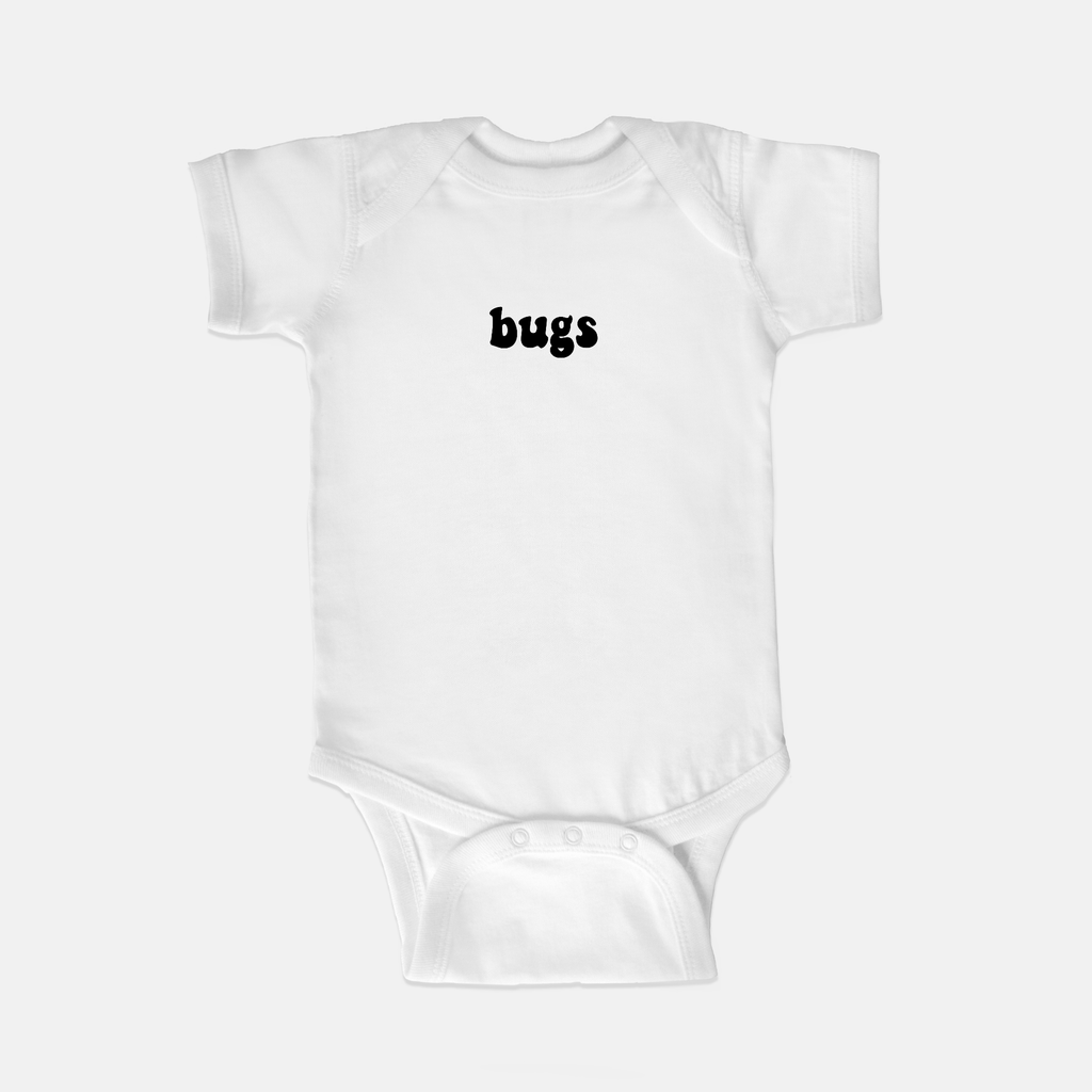 Naupaka Trading Co. Baby Clothing 6 mo. / White Bugs Baby One Piece PMC10-WT-6mo.146611 Bugs Baby One Piece