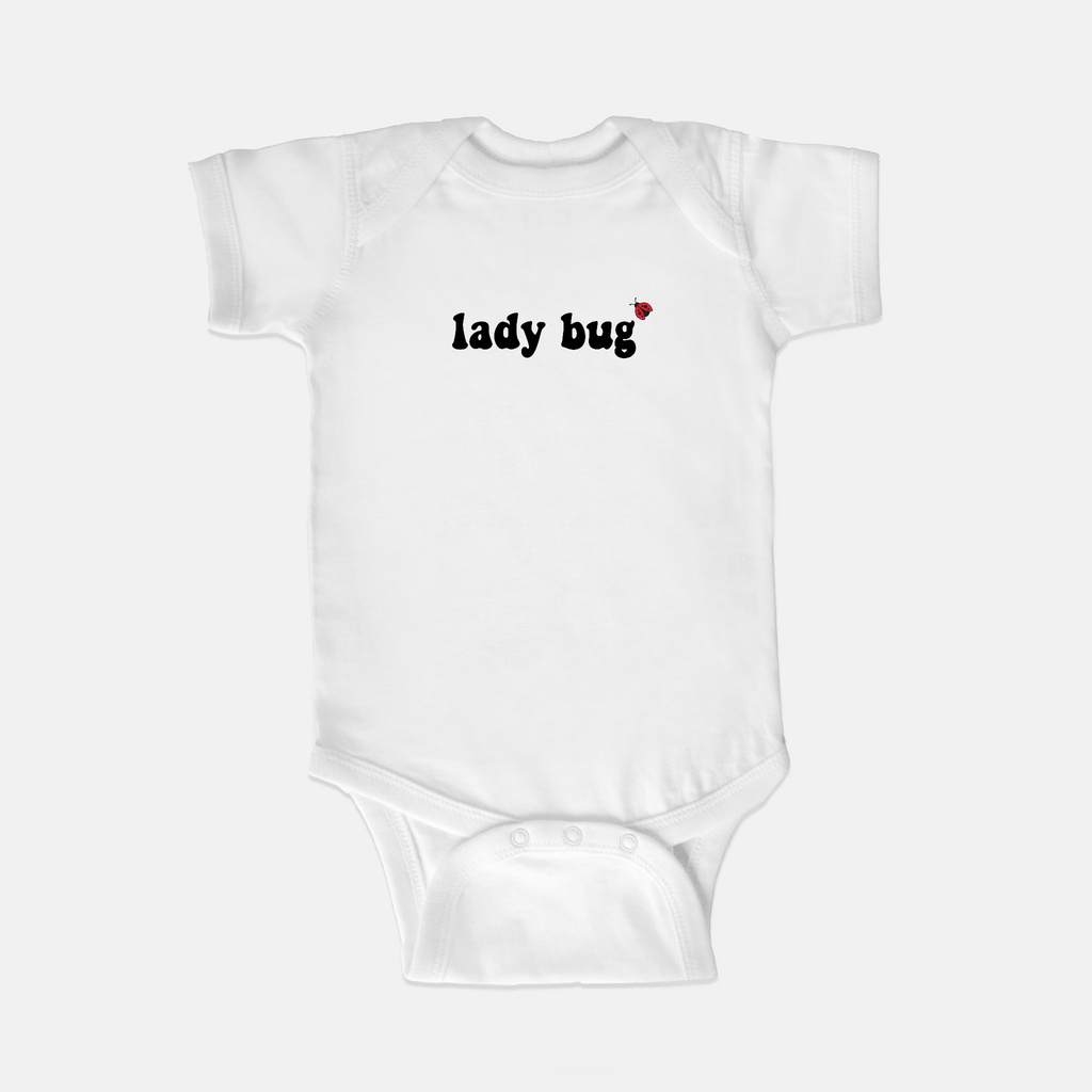 Naupaka Trading Co. Baby Clothing 6 mo. / White Lady Bug Baby One Piece PMC10-WT-6mo.142631 Lady Bug Baby One Piece