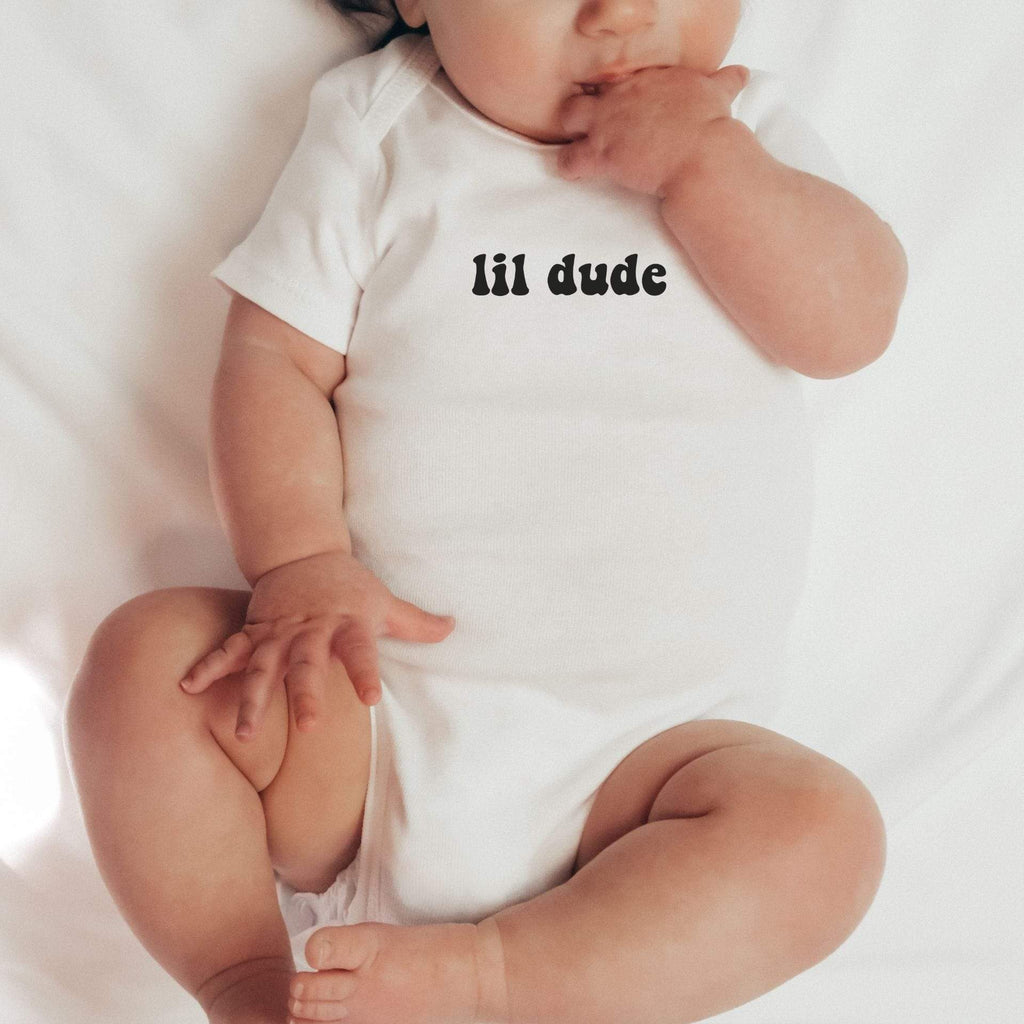 Naupaka Trading Co. Baby Clothing Lil Dude Baby One Piece Lil Dude Baby One Piece