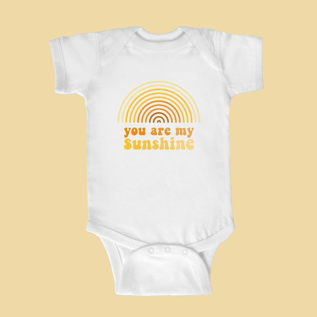 Naupaka Trading Co. Baby Clothing You Are My Sunshine Retro Baby One Piece