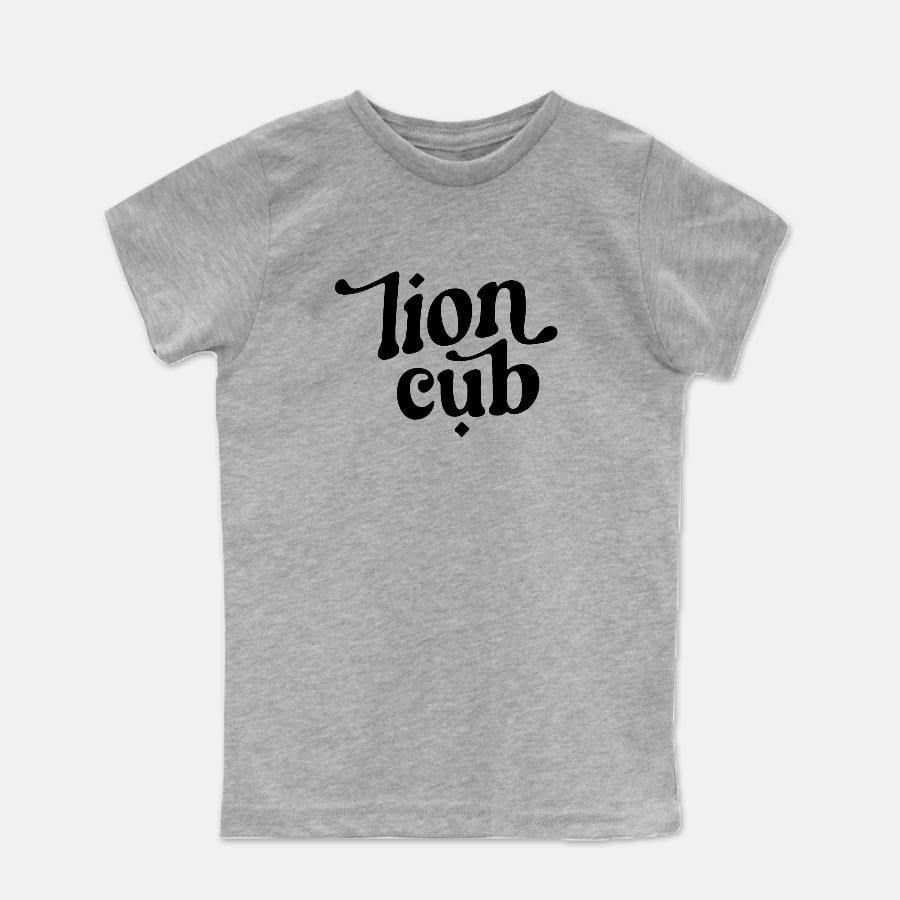 Naupaka Trading Co. Kids' Clothing Small / Atheltic Heather Naupaka Lion Cub Youth Tee (S-XL) PMC30-ATHGY-S.139264 Naupaka Lion Cub Youth Tee (S-XL)