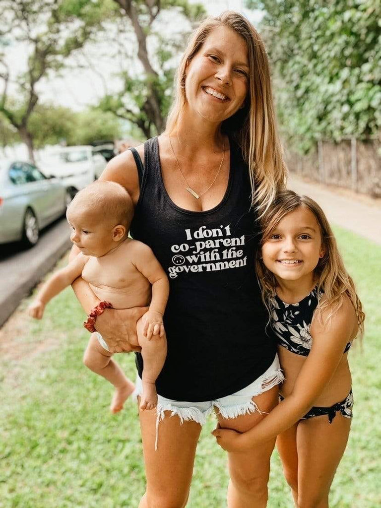 Naupaka Trading Co. Shirts I don’t coparent with the government tank top