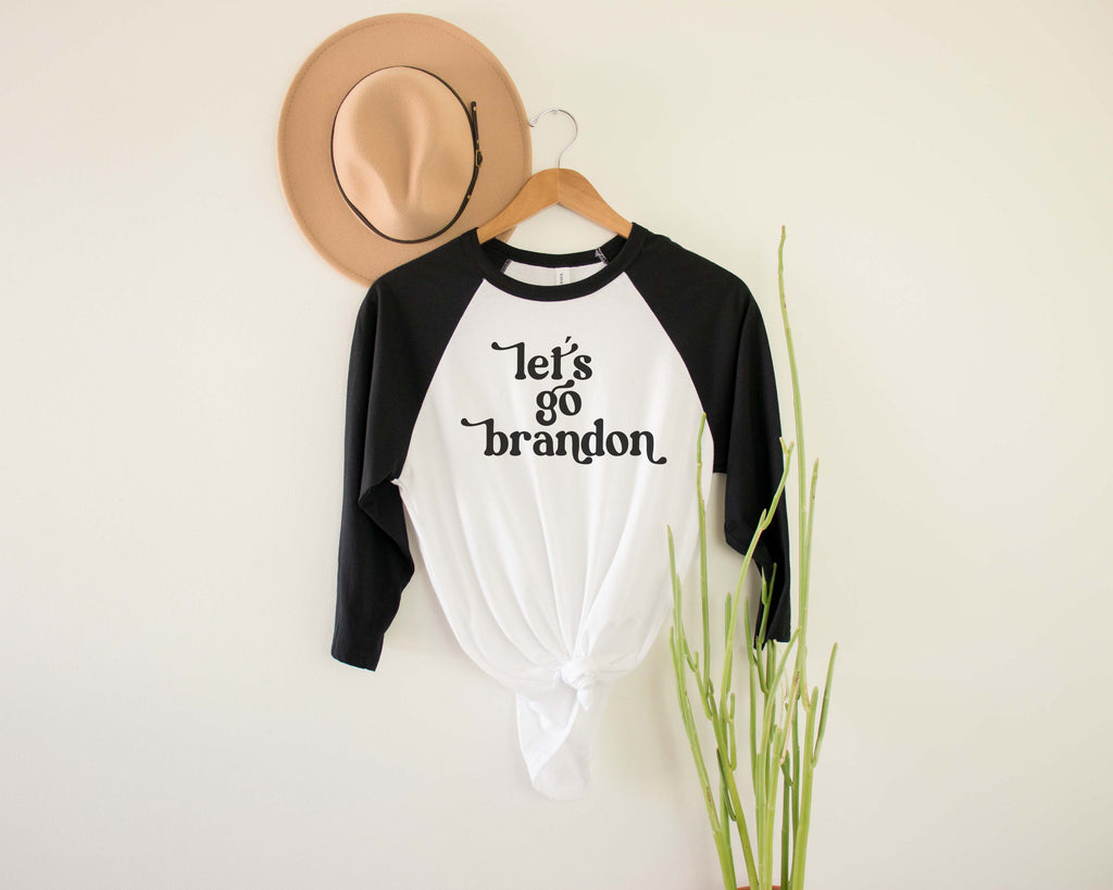 Naupaka Trading Co. T-Shirts Let's Go Brandon Baseball Tee (Unisex fit)