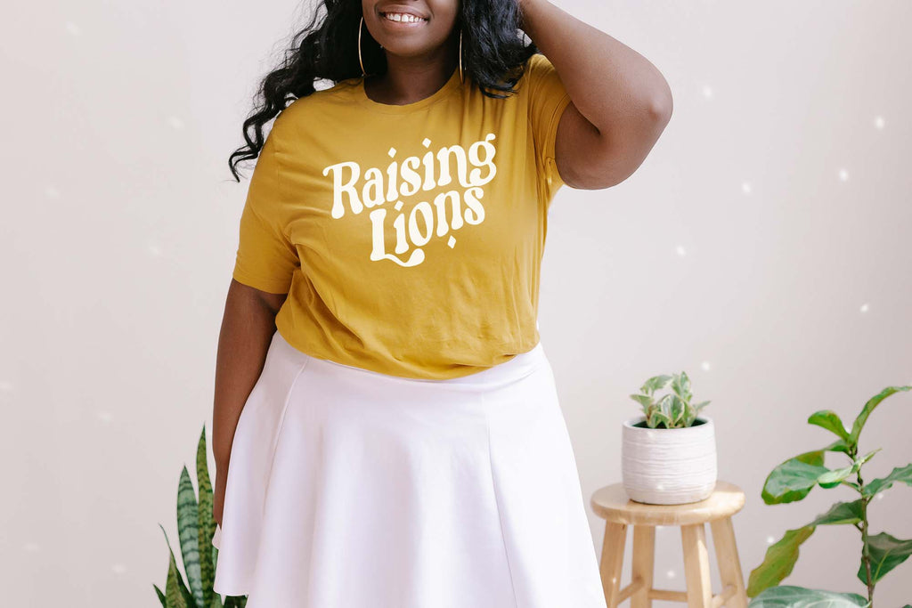 Naupaka Trading Co. T-Shirts Raising Lions Adult Shirts (Solid Colors) Naupakas Raising Lions Solid Color Shirts