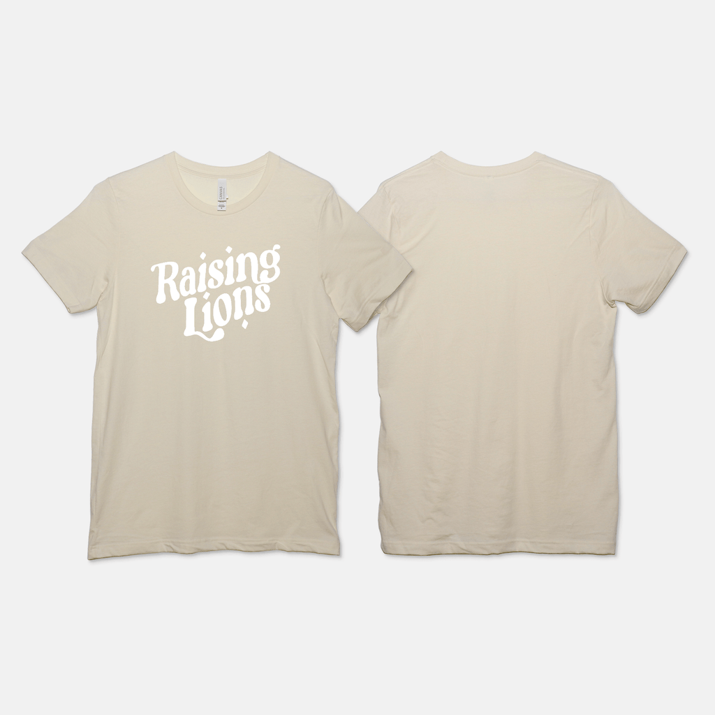 Naupaka Trading Co. T-Shirts Small / Heather Dust Raising Lions Tee Shirt PMA29-OneSide-HTHDUST-S.126920 Raising Lions Tee Shirt
