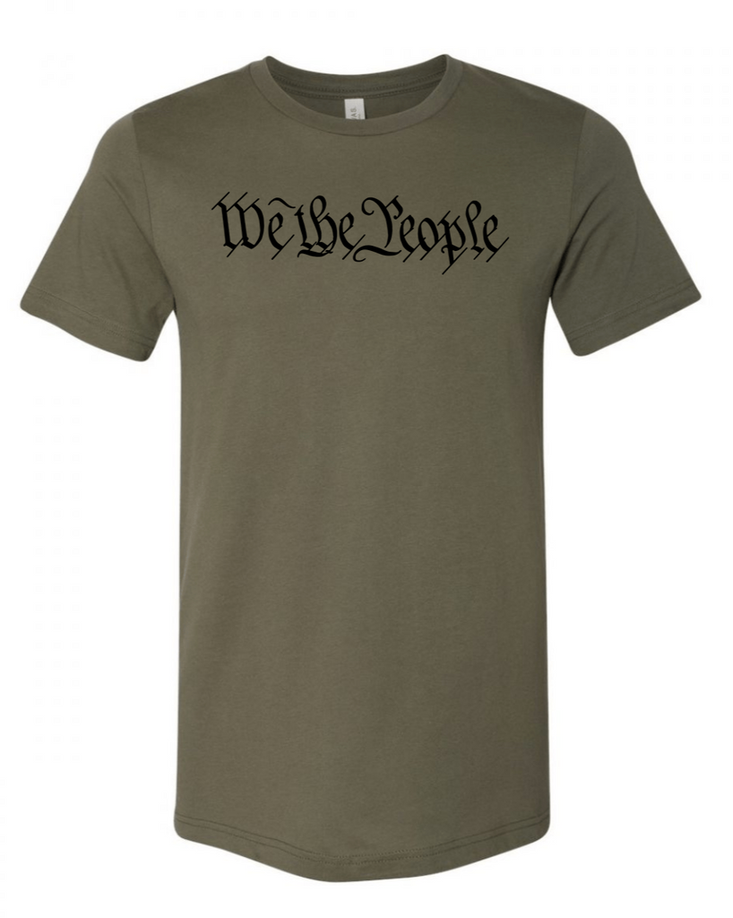 Naupaka We the People Constitution Shirt (Army Green in stock)